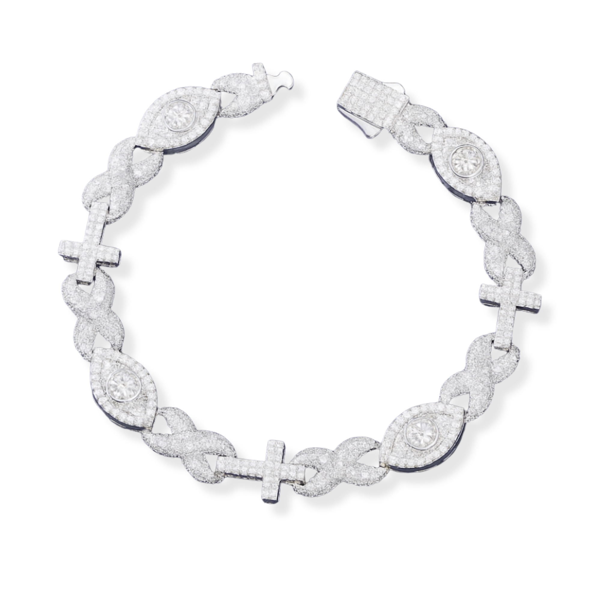 Pulsera eyes white