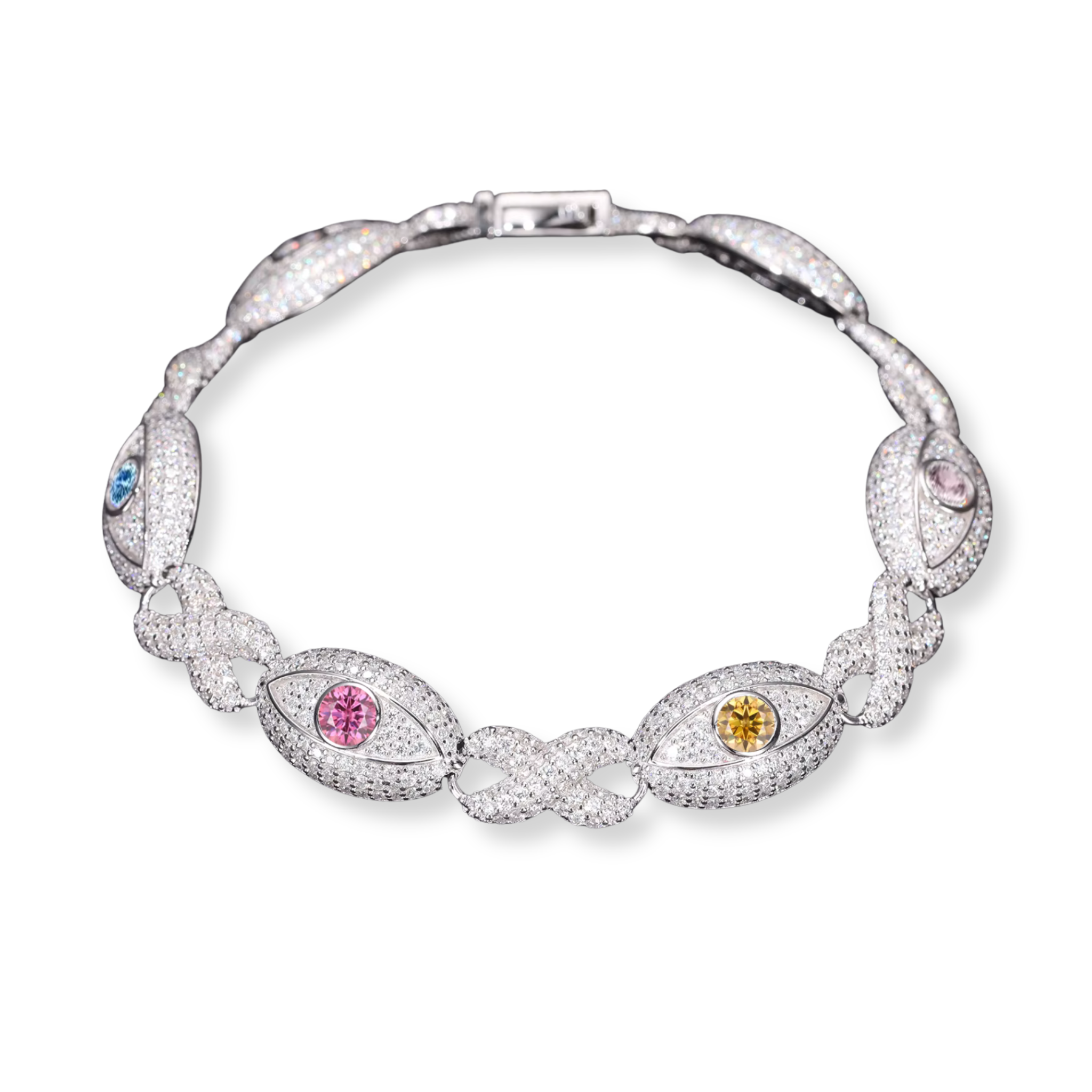 Pulsera eyes x infinity Colors