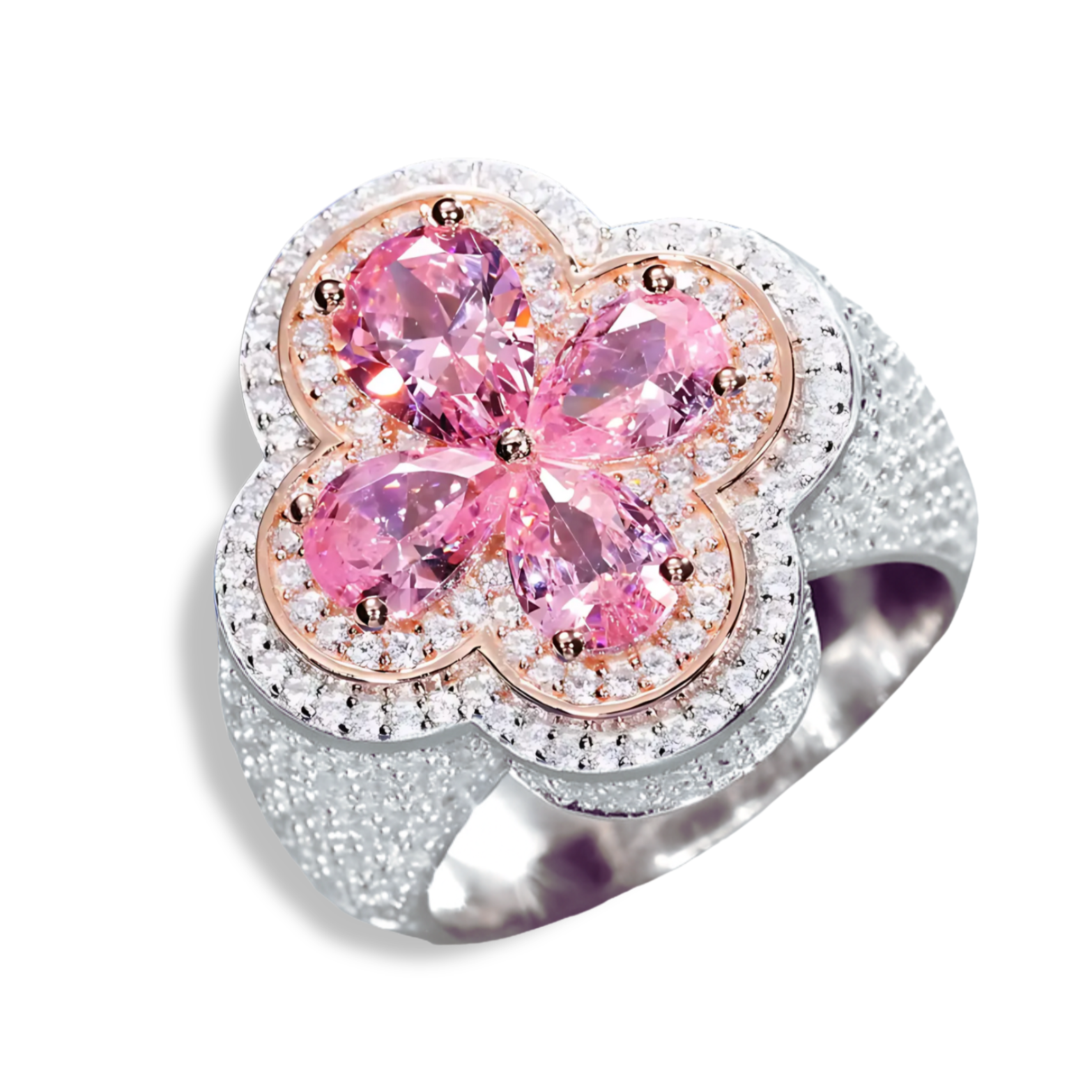 Anillo opulent Rosado