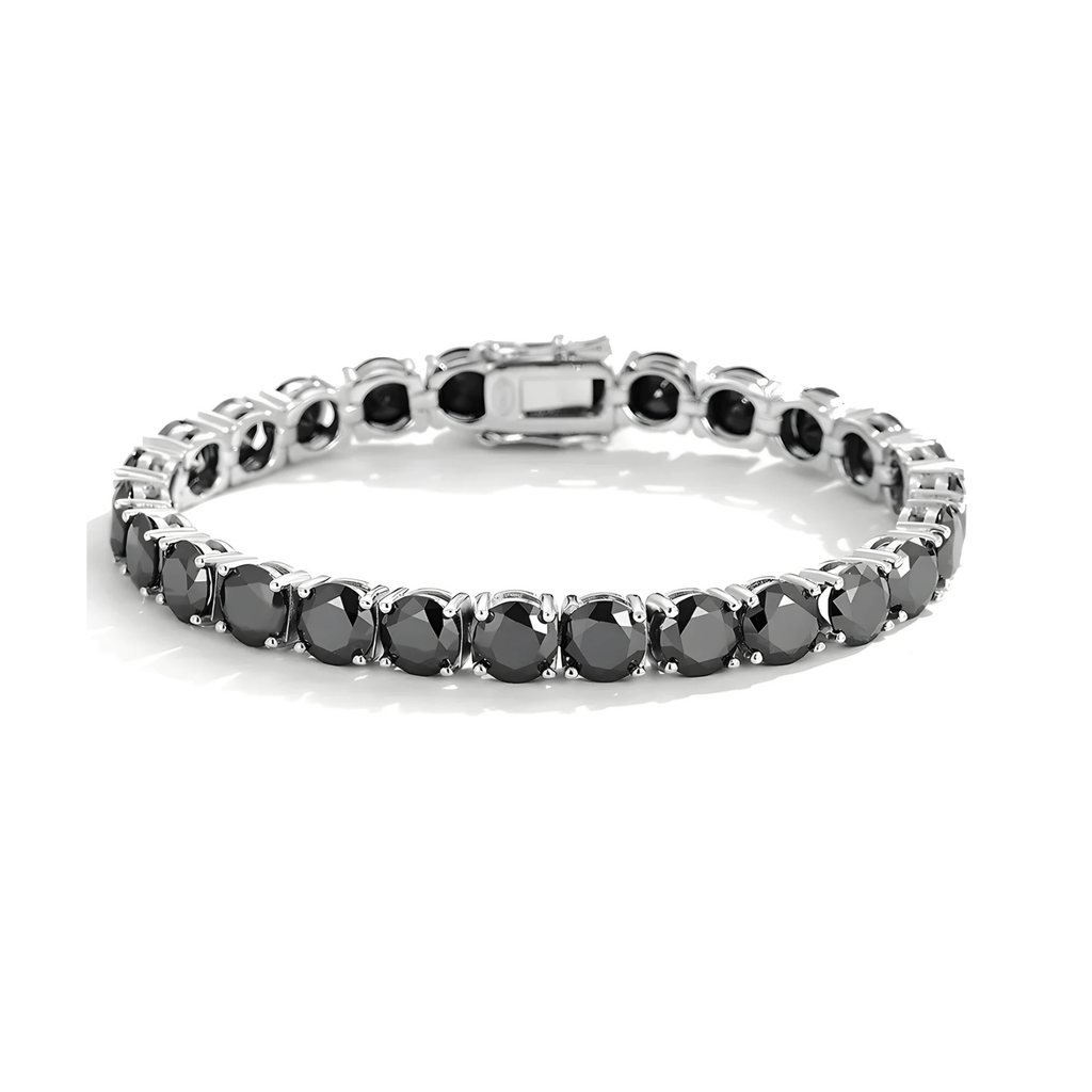 Pulsera tennis negra