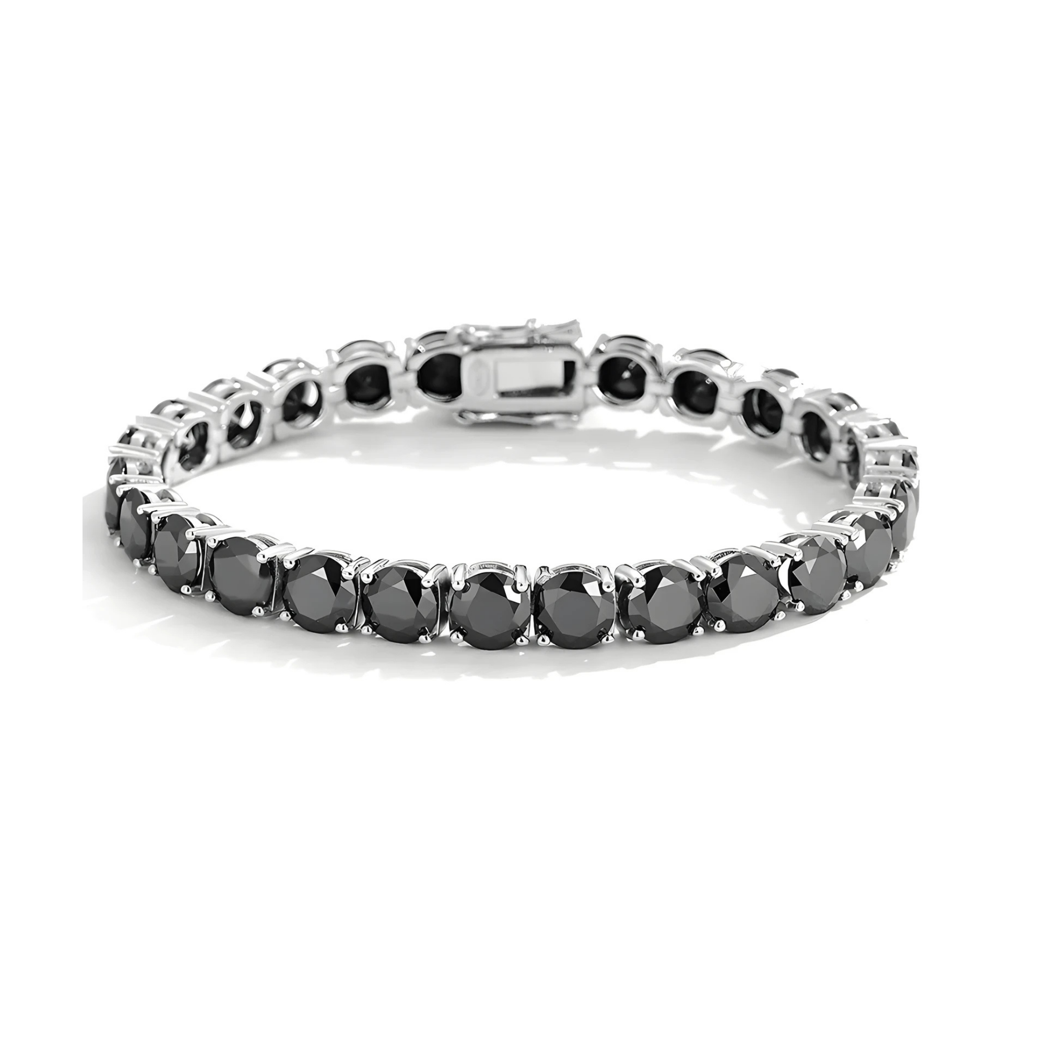 Pulsera tennis negra