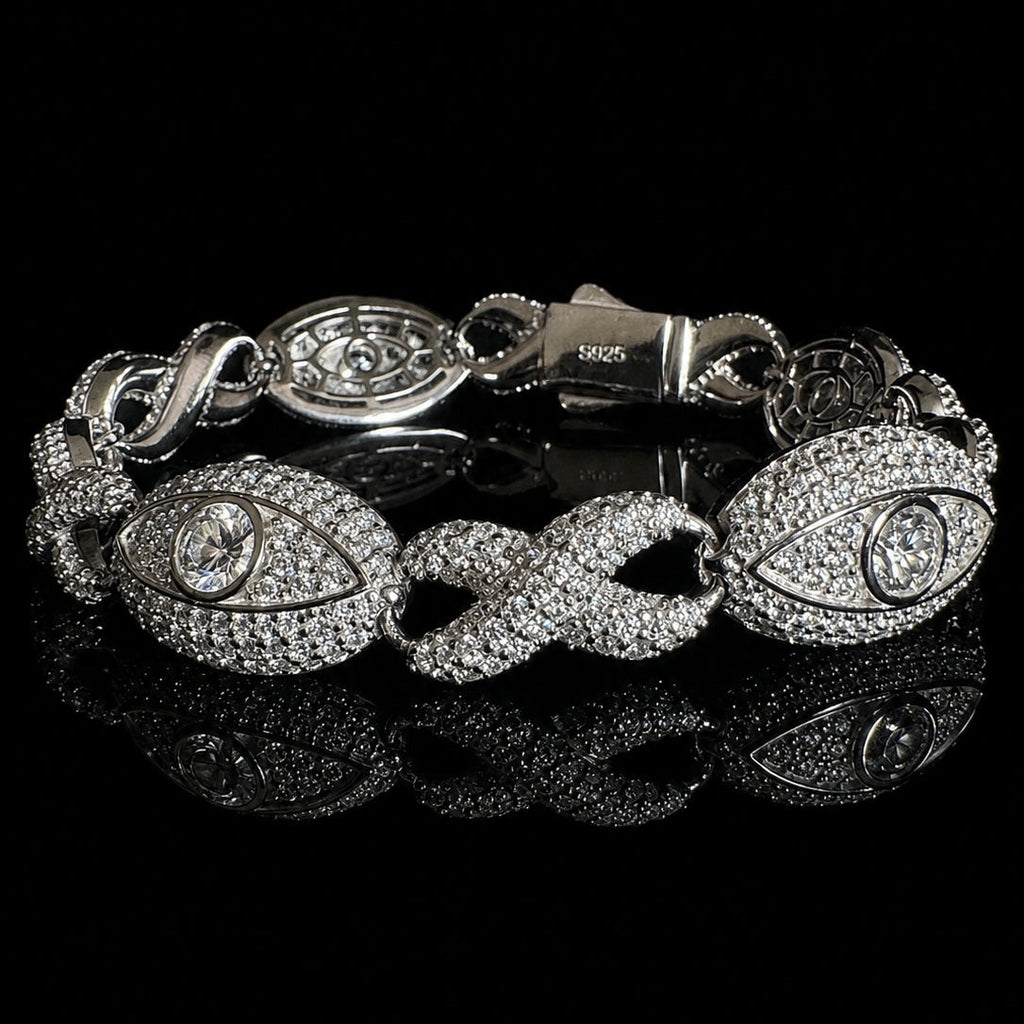 Pulsera eyes x infinity White