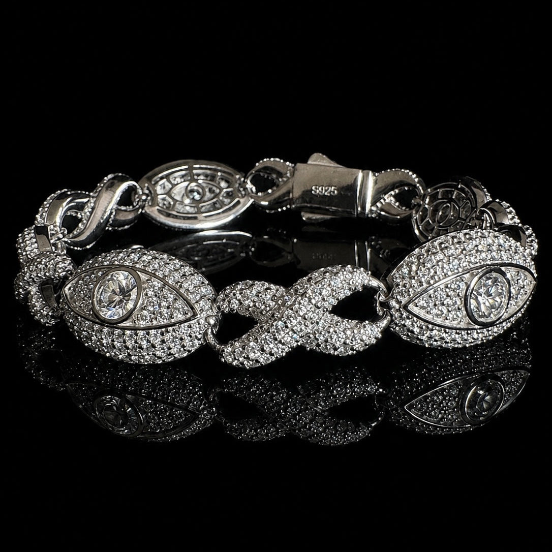 Pulsera eyes x infinity White