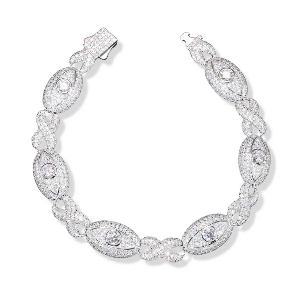 Pulsera eyes x infinity White