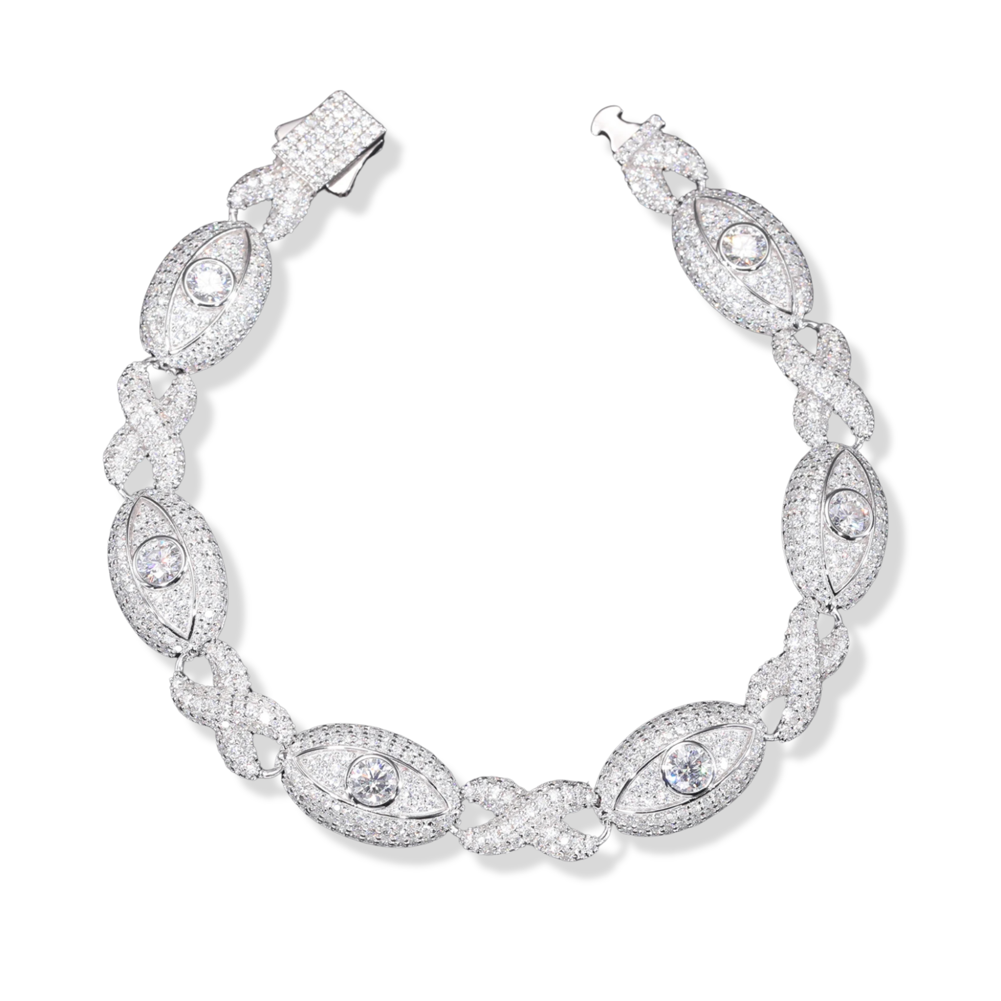 Pulsera eyes x infinity White