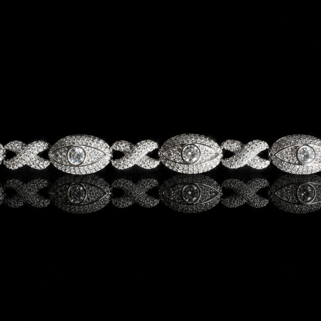 Pulsera eyes x infinity White