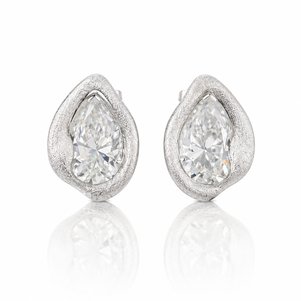 Oval earrings