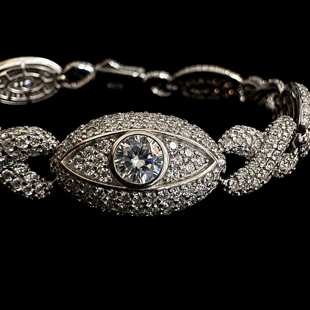 Pulsera eyes x infinity White