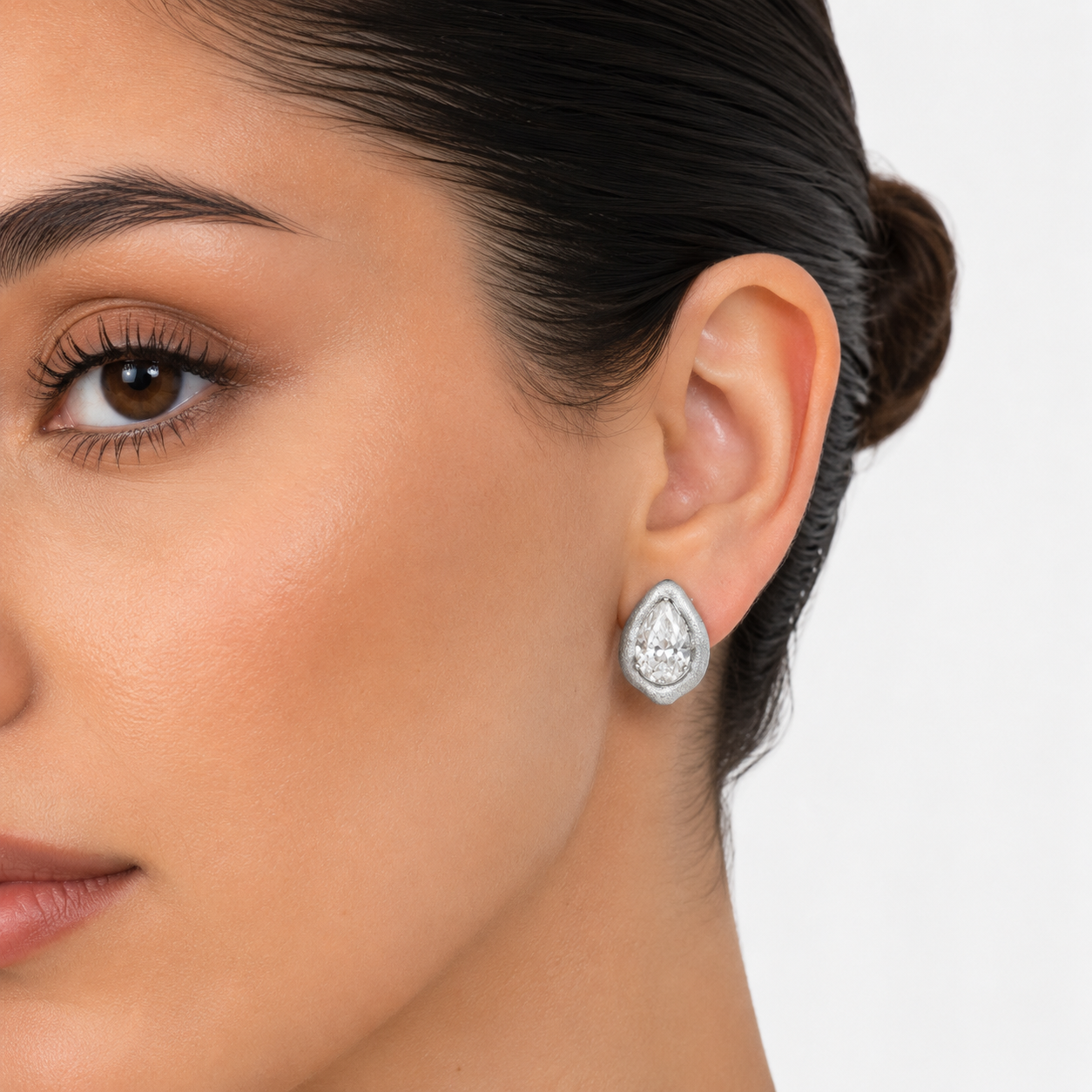 Oval earrings