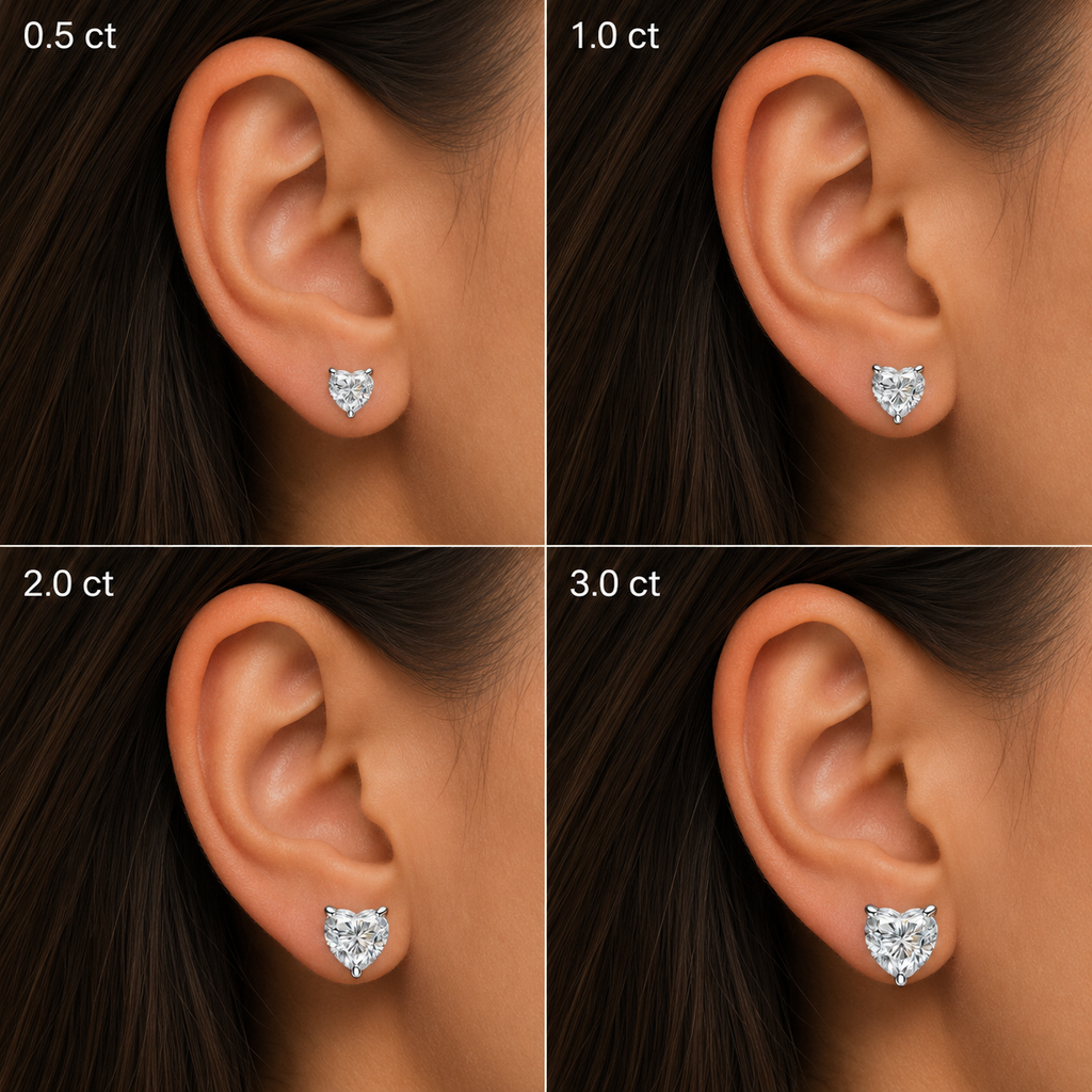 Aretes corazón