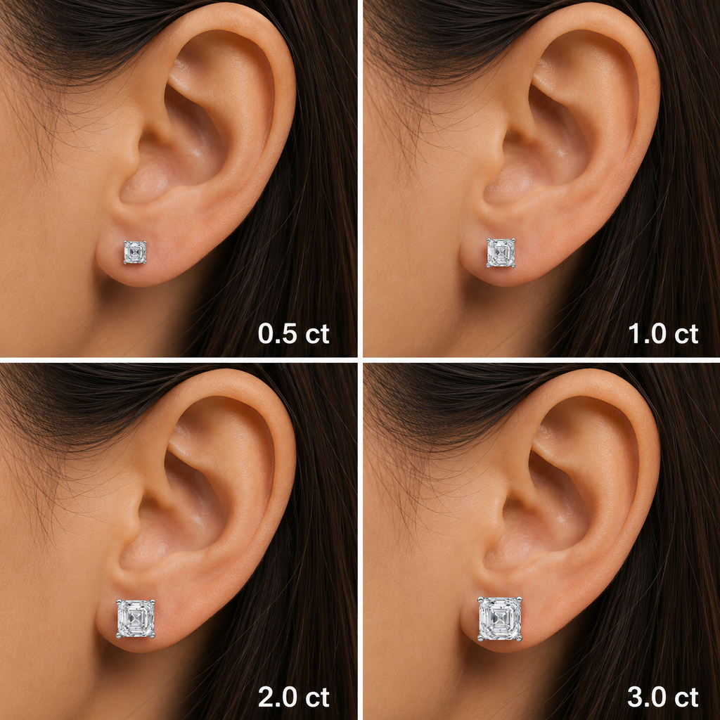Aretes asscher