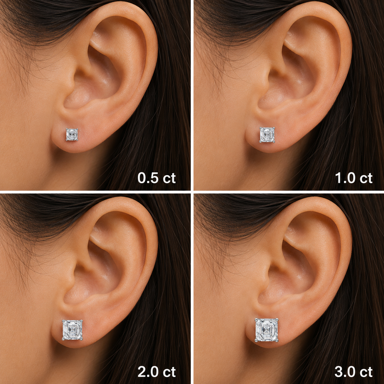 Aretes asscher