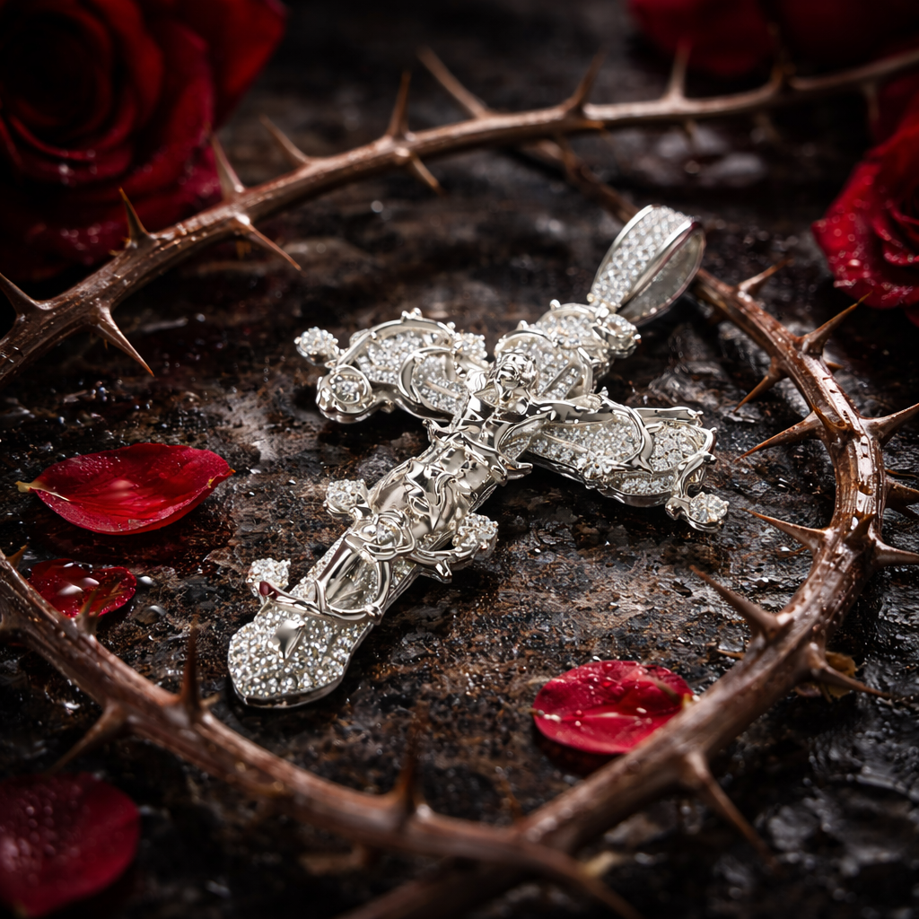 Jesus thorn of roses