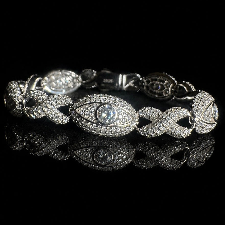 Pulsera eyes x infinity White