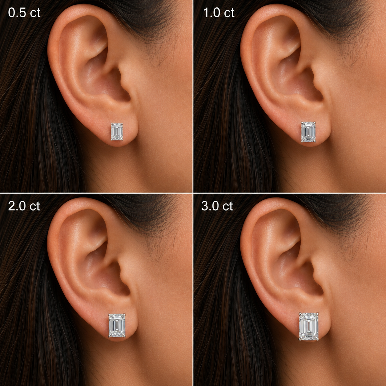 Aretes esmeralda