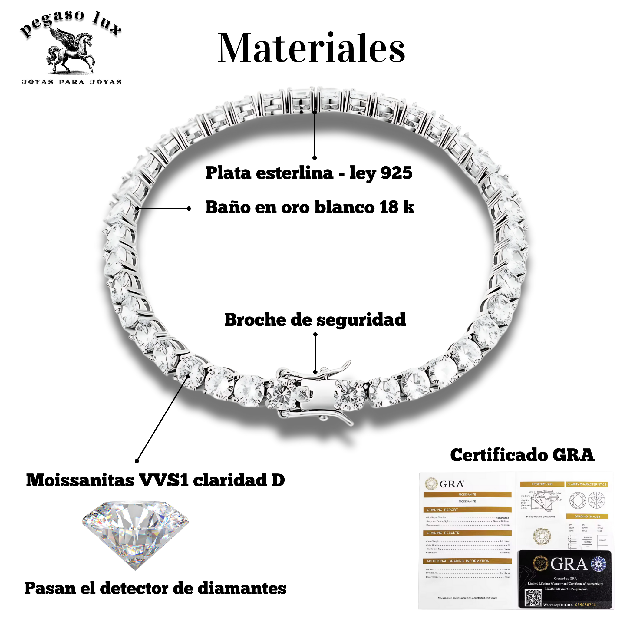 pulsera tennis