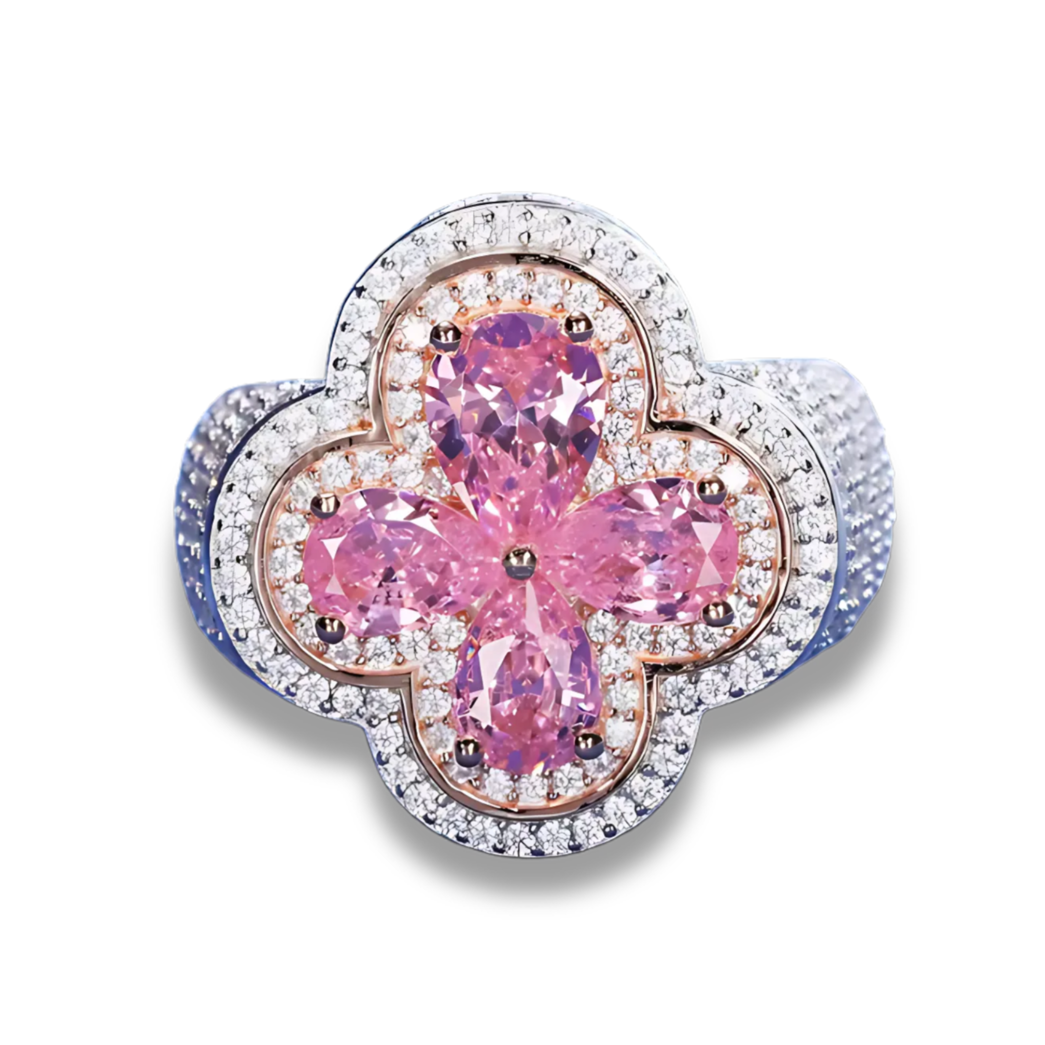 Anillo opulent Rosado