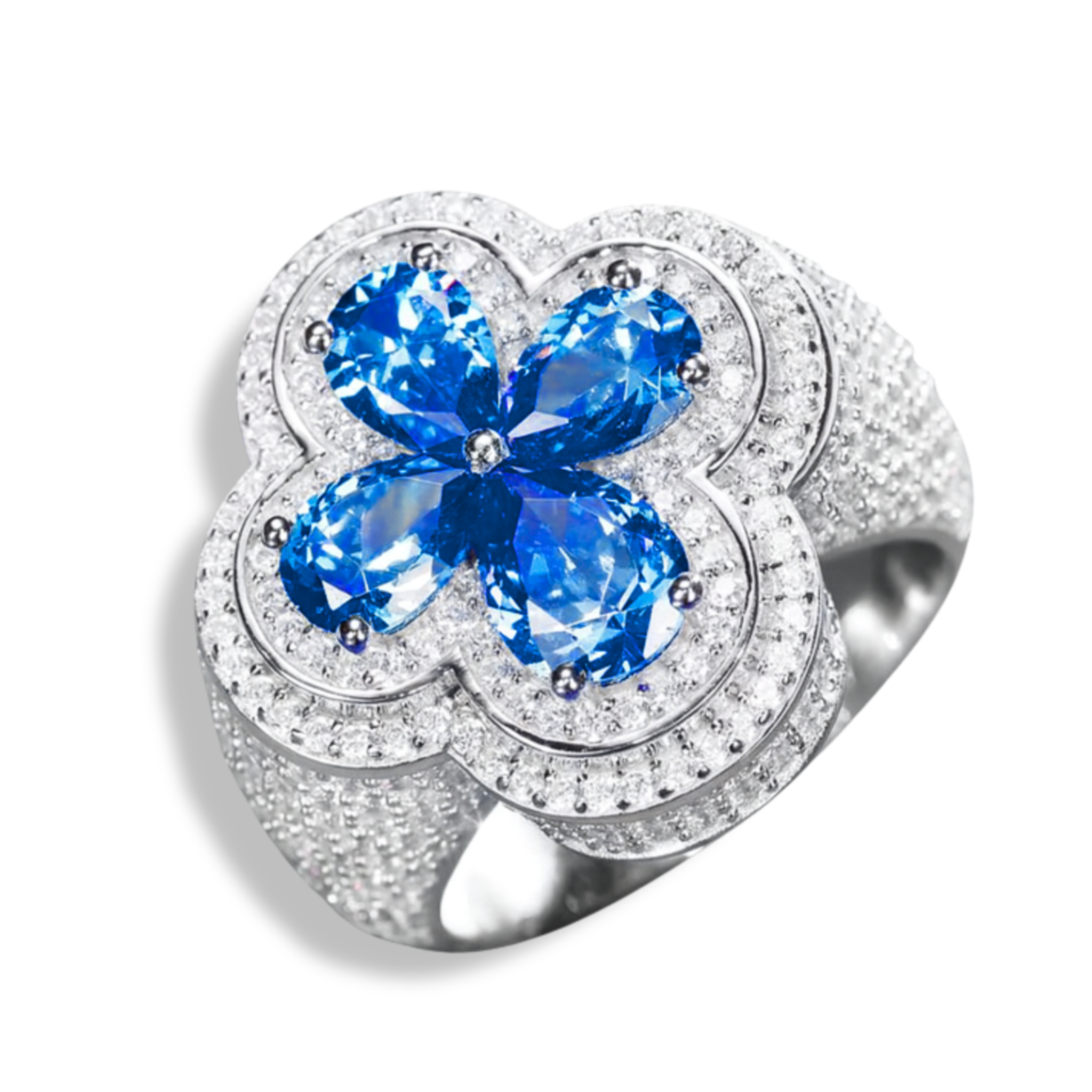 Anillo opulent azul